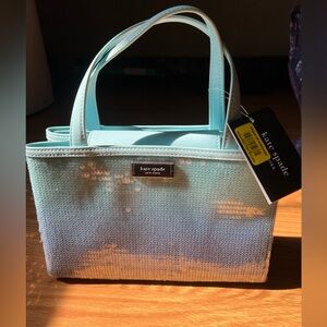 New Kate Spade Lulu Ombré Sequin East West Pochette